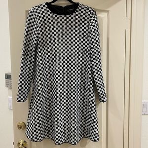 Emporio Armani dress , size 46 , black and white
